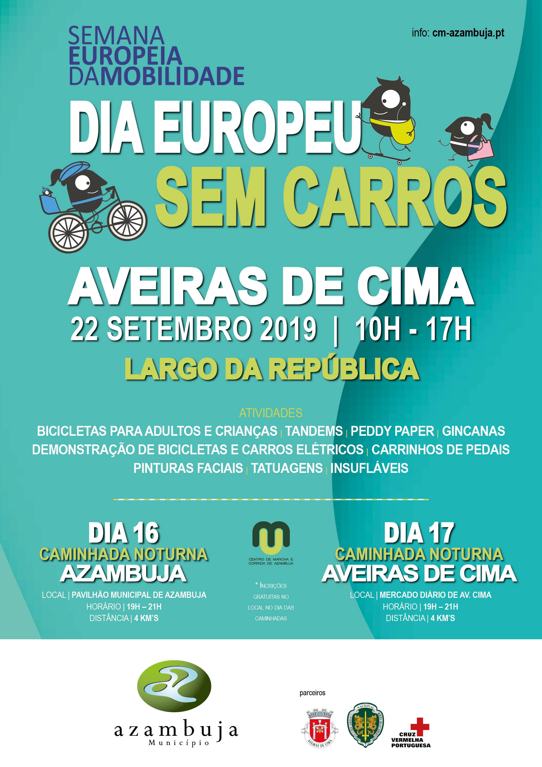 cartaz site dia europeu sem carros 2019