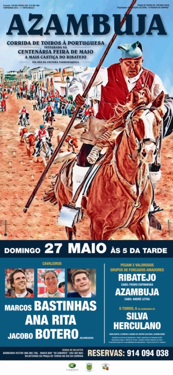 feira de maio 2018 cartaz corrida de toiros