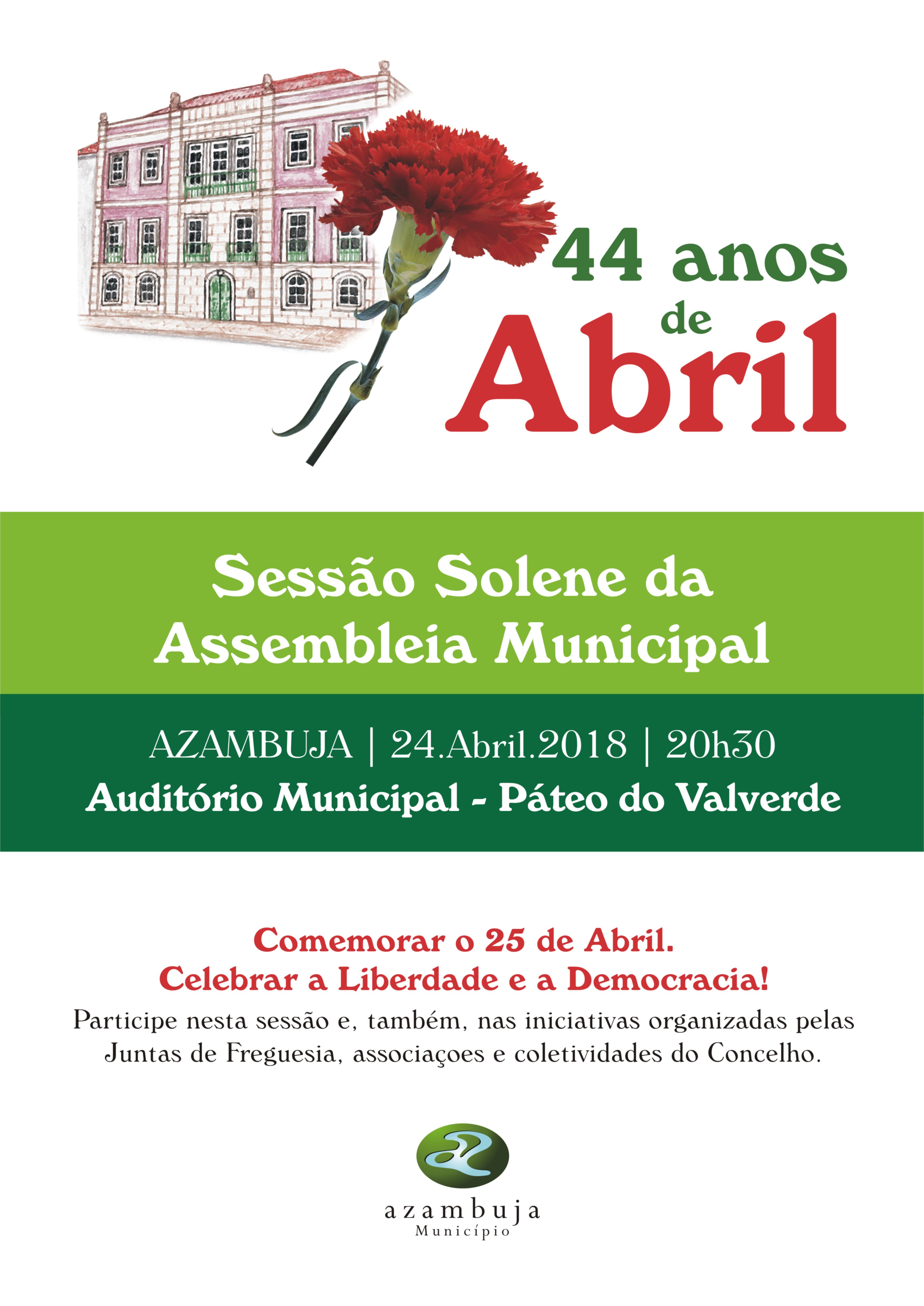 2018 25abril Assembleia Municipal cartaz
