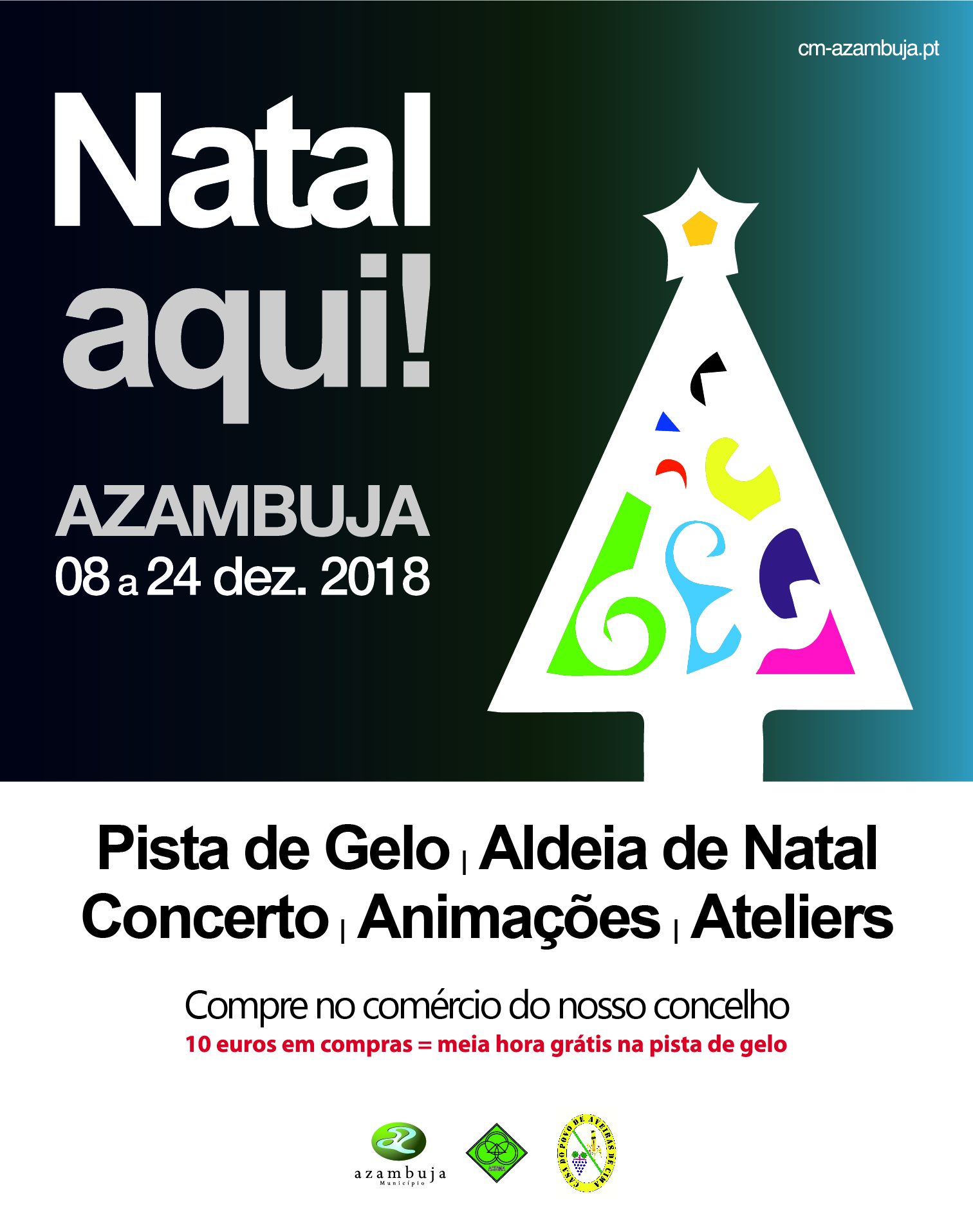 Natal Aqui 2018 Azambuja cartaz