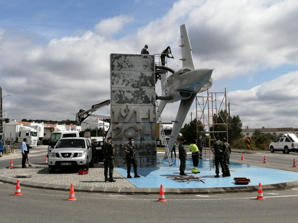 Município assinala o Dia dos Museus com restauro ao monumento do Centenário da Aviação Militar