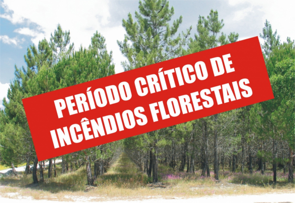 ALERTA para o período crítico de incêndios florestais - até 30.setembro.2021