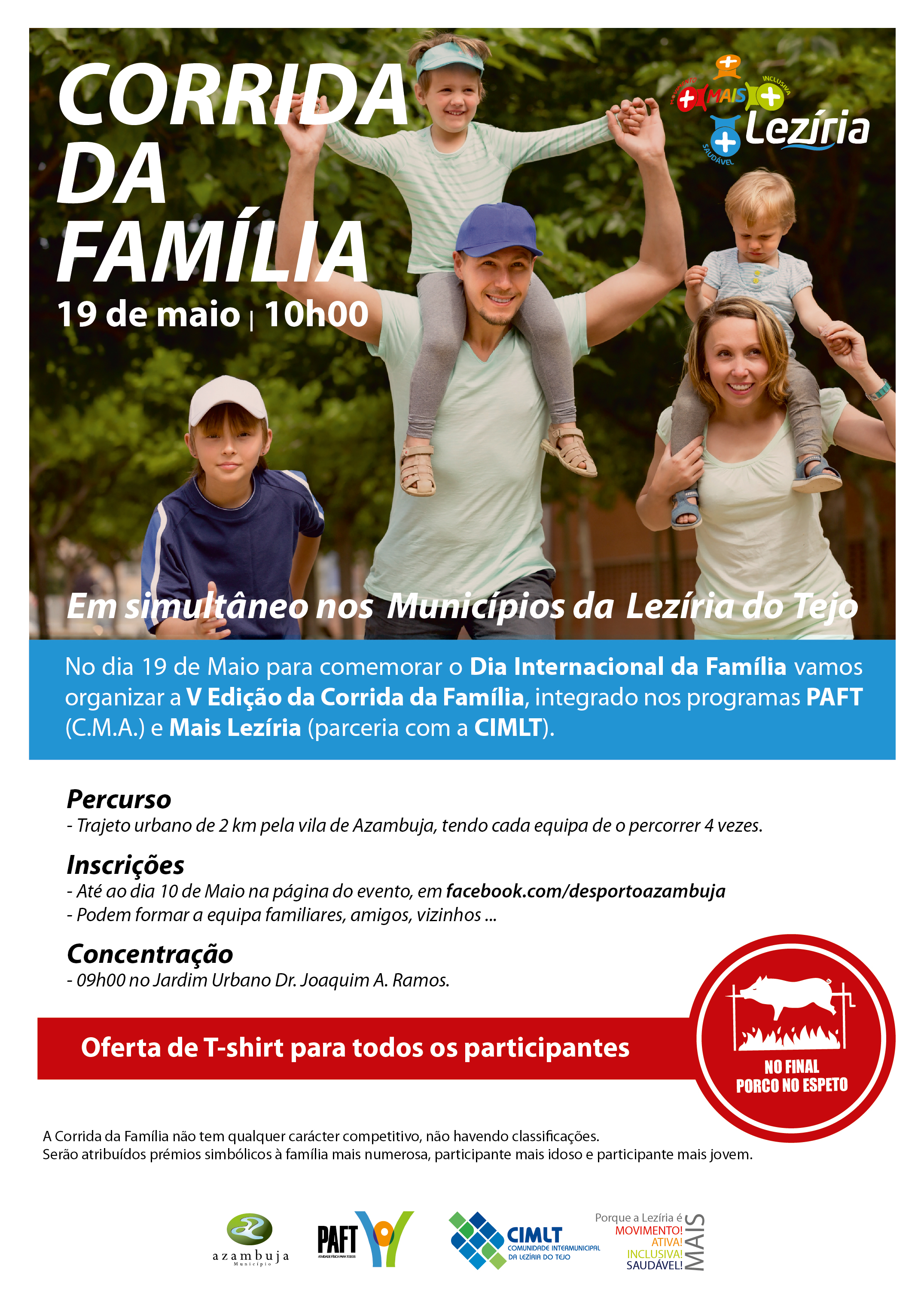 Corrida Familia 2019 cartaz
