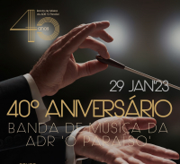 Banda de Música do ADR “O Paraíso” de Vale do Paraíso assinala o seu 40º aniversário com concerto comemorativo